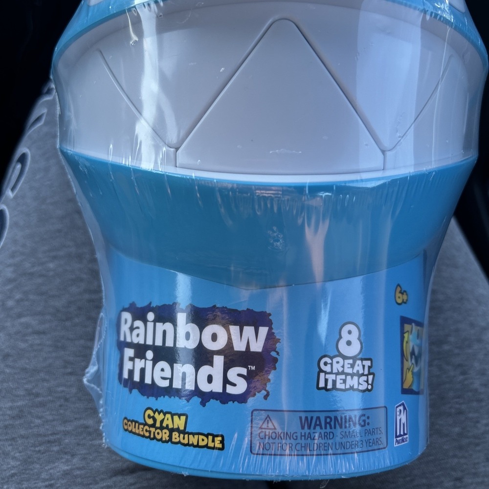 Rainbow Friends Cyan Collector Bundle 8 GREAT ITEMS Plush Figure NEW/ SEALED - Picture 6 of 7